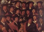 JACOBSZ, Dirck Group Portrait of the Arquebusiers of Amsterdam oil